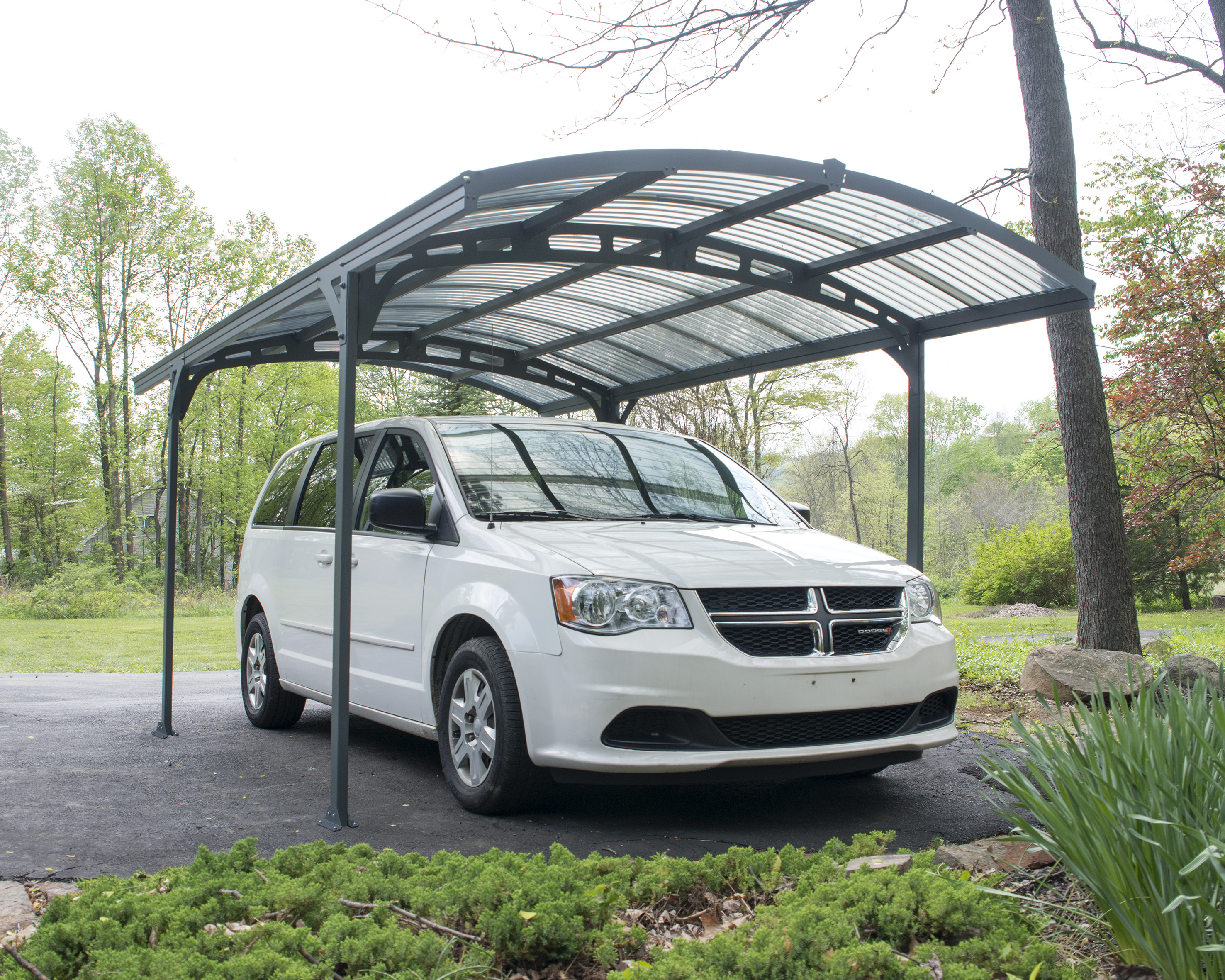 Carport / Pergola Kit atlas 5000 G Bronze Bronze 4.95m x 2 ...