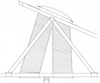 500X500 Flexible Shaft Skylight Kits 3.6M  Twin Shafts Steel Deck (Non-Vented) image