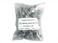 12 X 50mm T17 screw & 26mm Grey Dome Seal (50/50) Assembled image