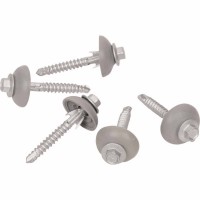 CLEARFIX Screw & 26mm Grey Dome Seal (50/50) - 12 x 50mm image