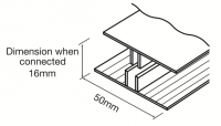 Laserlite Multiwall Aluminium Two Piece H-Bar  image