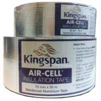 Kingspan Silver Aluminium Foil Tape 72mm x 50m image