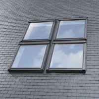 VELUX EKW - 2 VERTICAL & 2 SIDE BY SIDE  - C08 Flashing  image