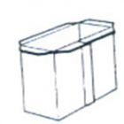 DOWNPIPE OUTLET 100MM x 50MM - GALVANIZED image