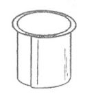 DOWNPIPE OUTLET ROUND 90MM - GALVANIZED image