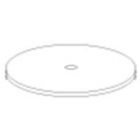 FAN FIXING PLATE 100MM INCLUDES LOCKING NUT image