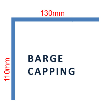 Baarge Capping Polycarbonate (110130, 90Â°) 3 meter length - JR Store